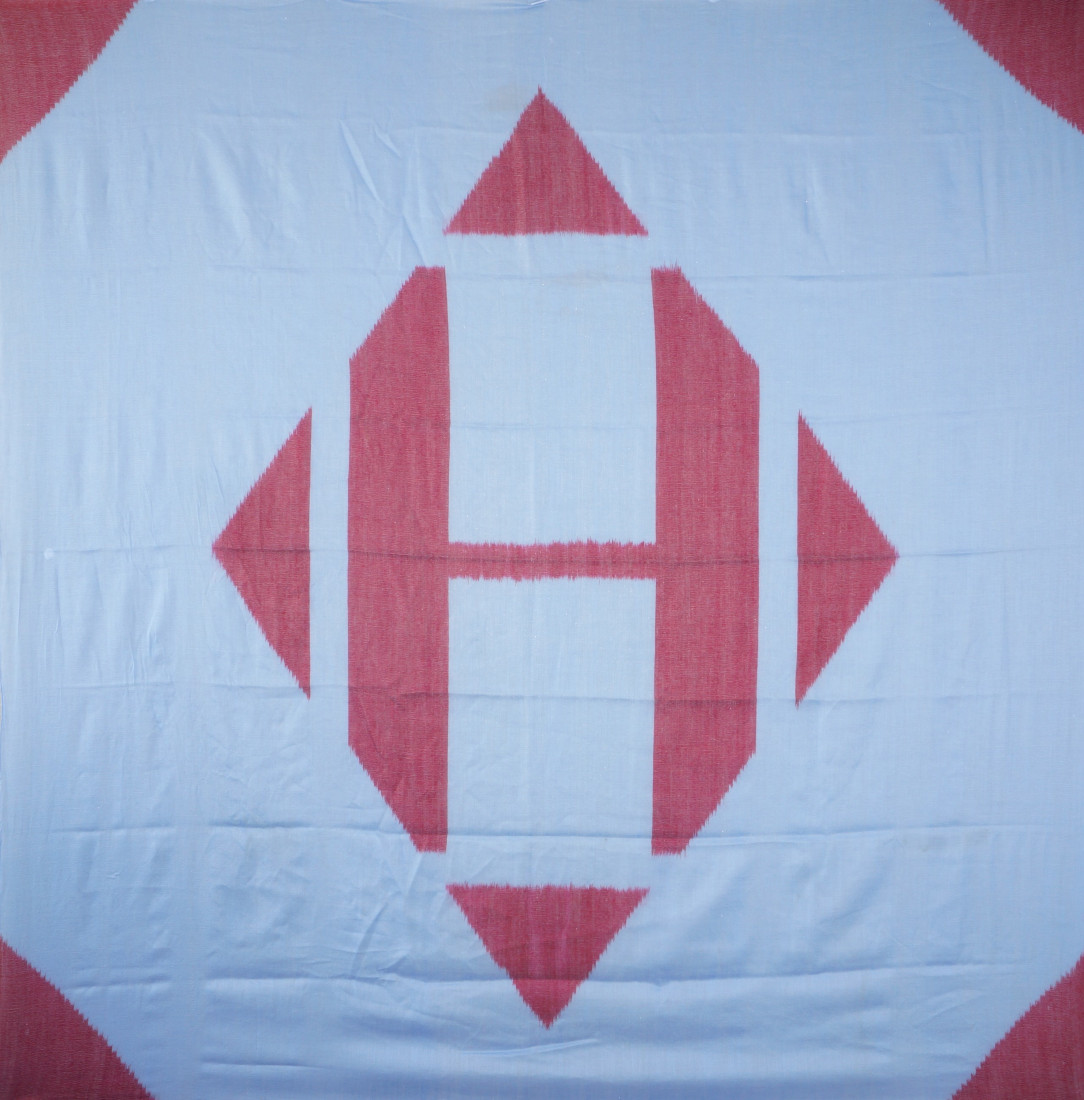 Hermès scarf GM - Unknown Carré H - Cashmere - 175 x 175 cm