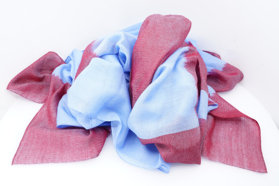 Hermès scarf GM - Unknown Carré H - Cashmere - 175 x 175 cm - Image 2