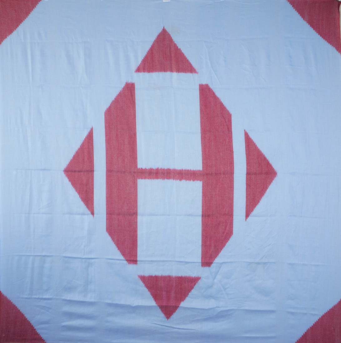 Hermès scarf GM - Unknown Carré H - Cashmere - 175 x 175 cm - Image 7