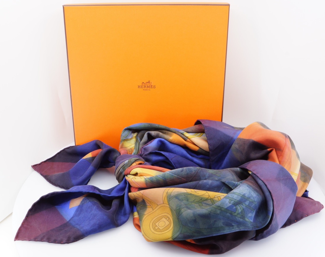 Hermès Scarf GM - Washington's Clamp Dye - SPECIAL EDITION - Image 7