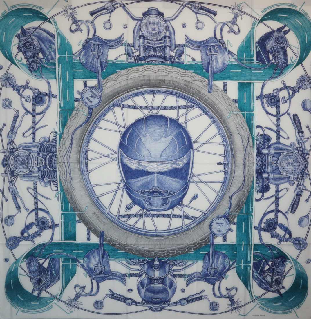 Hermès Scarf - Route 24 - GM - Cashmere