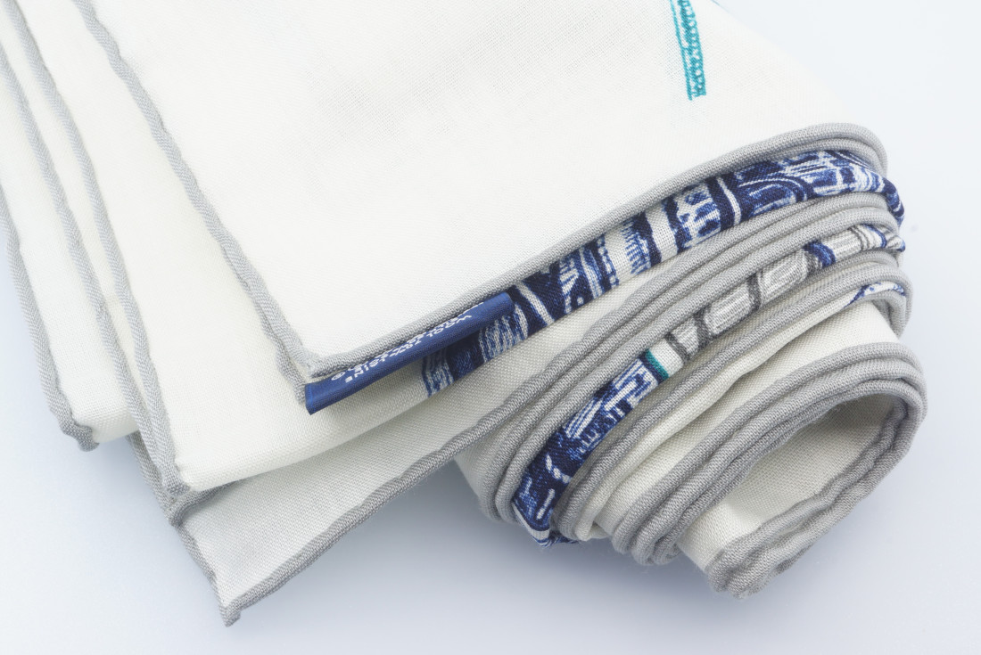 Hermès Scarf - Route 24 - GM - Cashmere - Image 9