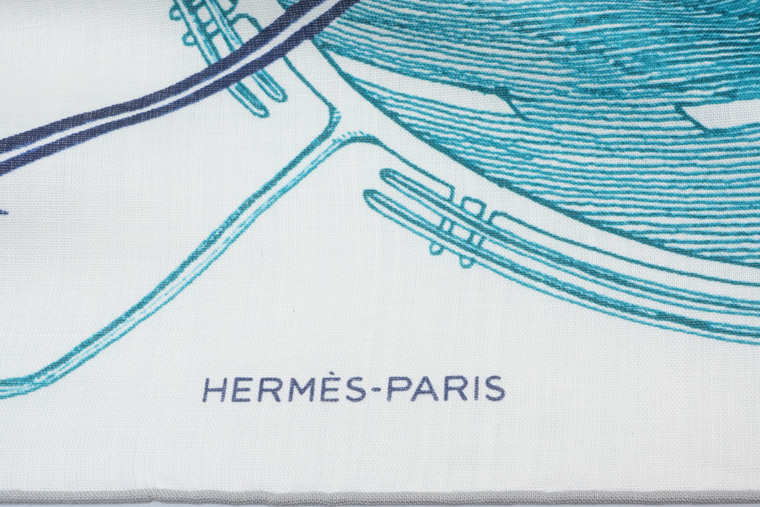 Hermès Scarf - Route 24 - GM - Cashmere - Image 3