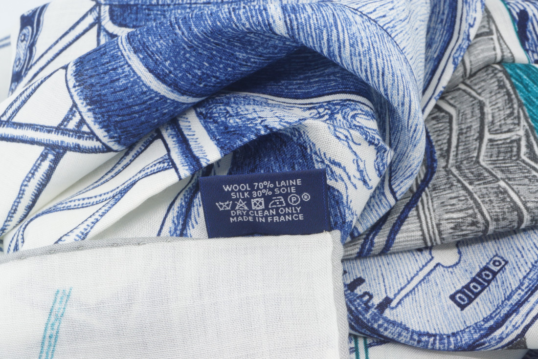 Hermès Scarf - Route 24 - GM - Cashmere - Image 7