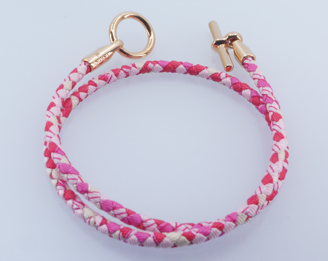 Hermès Bracelet - Glenan Double Tour Silk - Image 2