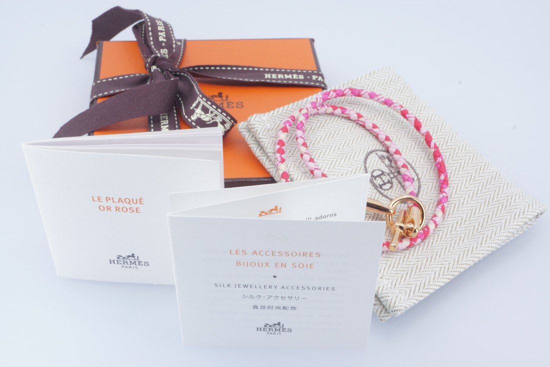 Hermès Bracelet - Glenan Double Tour Silk - Image 9