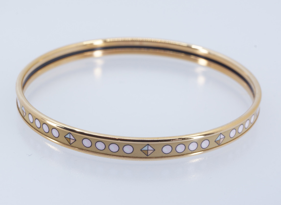 Hermès Bracelet - Extra Narrow Enamel Bangle