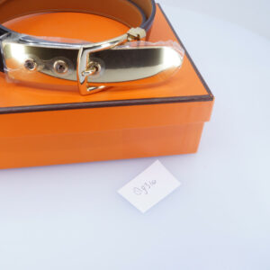 Hermès Belt - Java Belt - Box Leather 24mm - full set, wrap