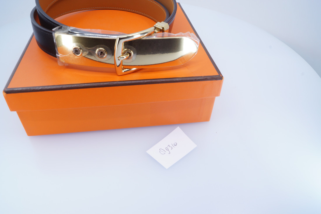 Hermès Belt - Java Belt - Box Leather 24mm - full set, wrap