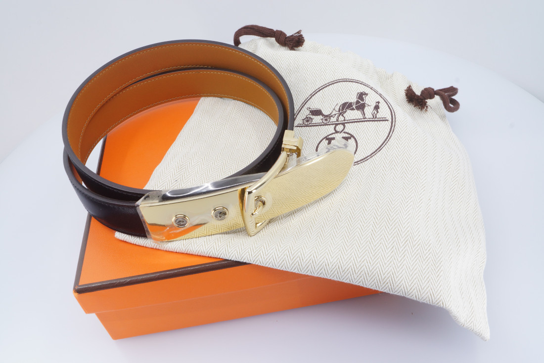 Hermès Belt - Java Belt - Box Leather 24mm - full set, wrap - Image 3