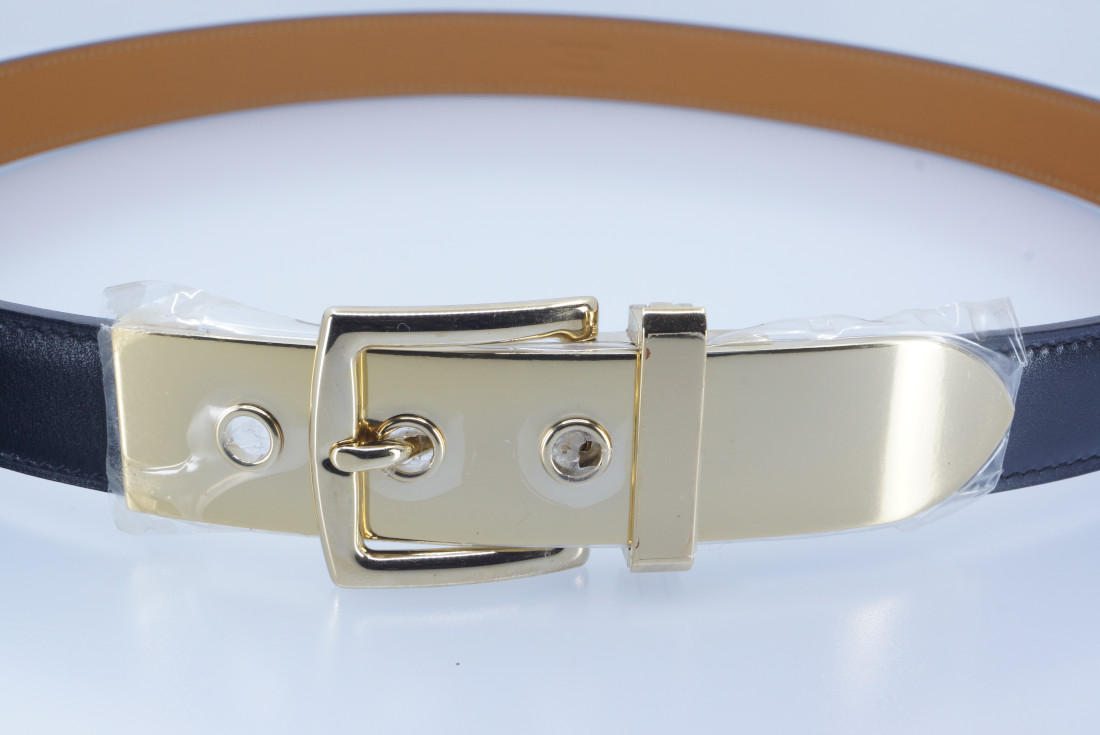 Hermès Belt - Java Belt - Box Leather 24mm - full set, wrap - Image 6