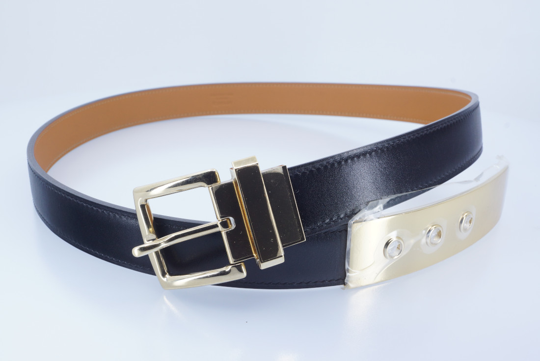 Hermès Belt - Java Belt - Box Leather 24mm - full set, wrap - Image 7