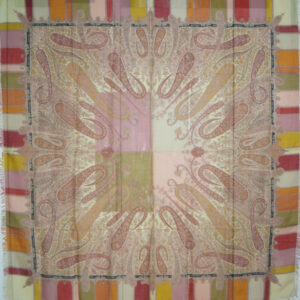 Hermès scarf GM - Damier - Cashmere