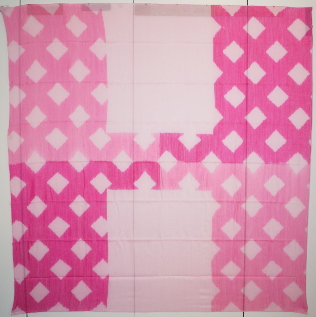 Hermès scarf GM - Ikat H - Cashmere - Image 11