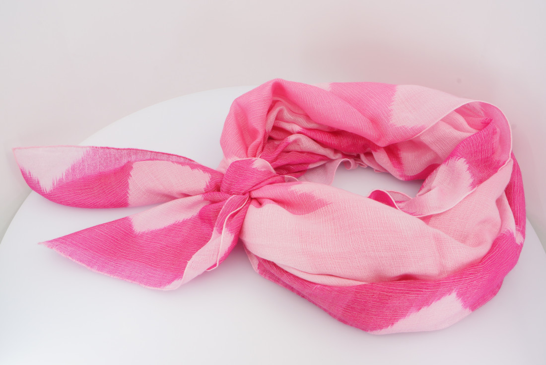 Hermès scarf GM - Ikat H - Cashmere - Image 7