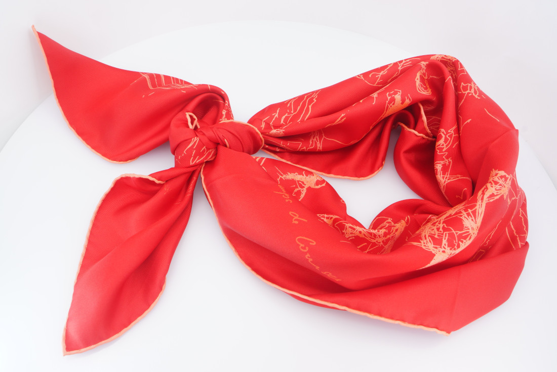 Hermès Scarf - Croquis Champs de Courses - Image 9