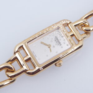 Hermès Watch - Nantucket 18KPG - 29 mm - Diamond-set
