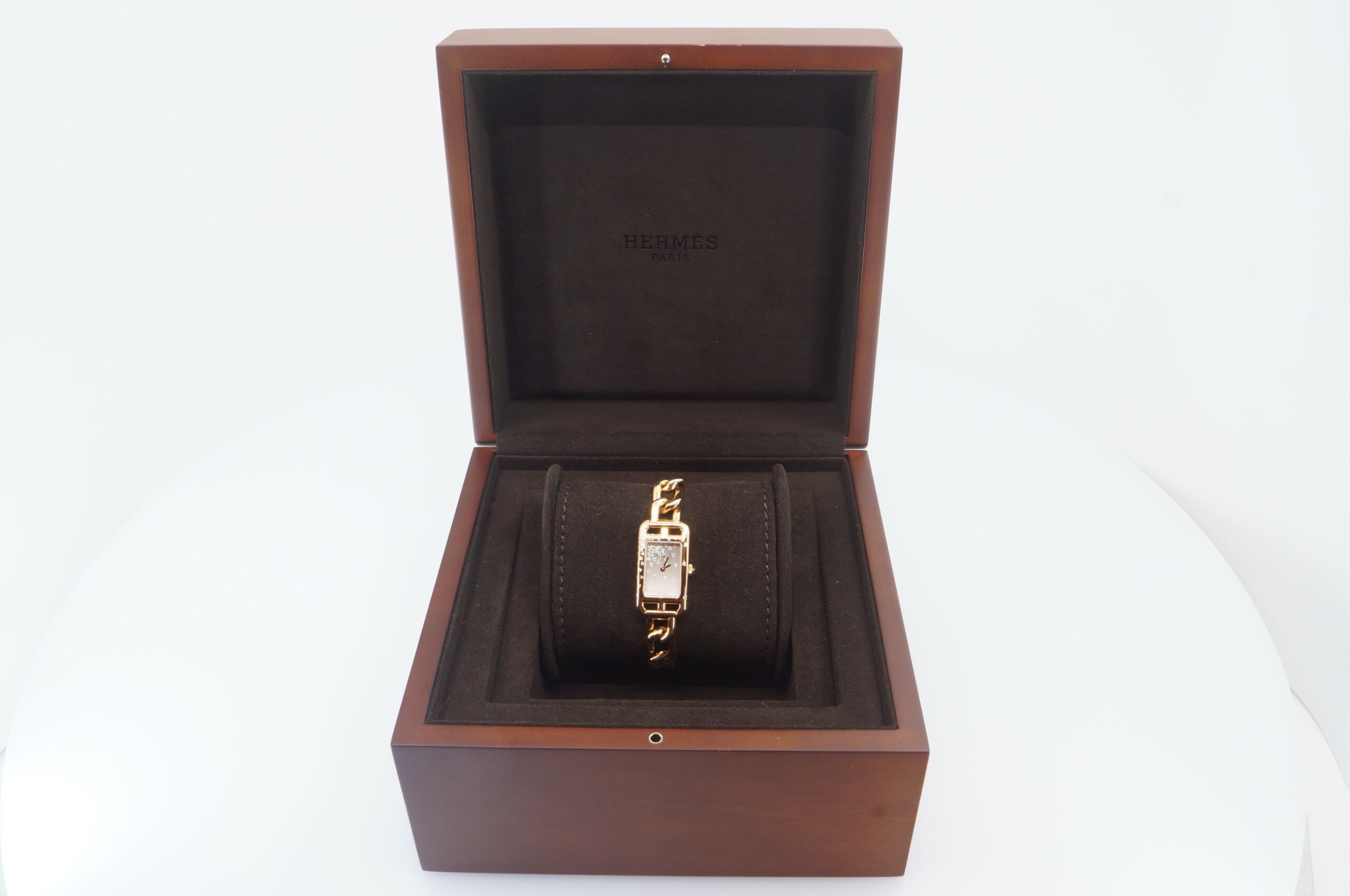 Hermès Watch - Nantucket 18KPG - 29 mm - Diamond-set - Image 19