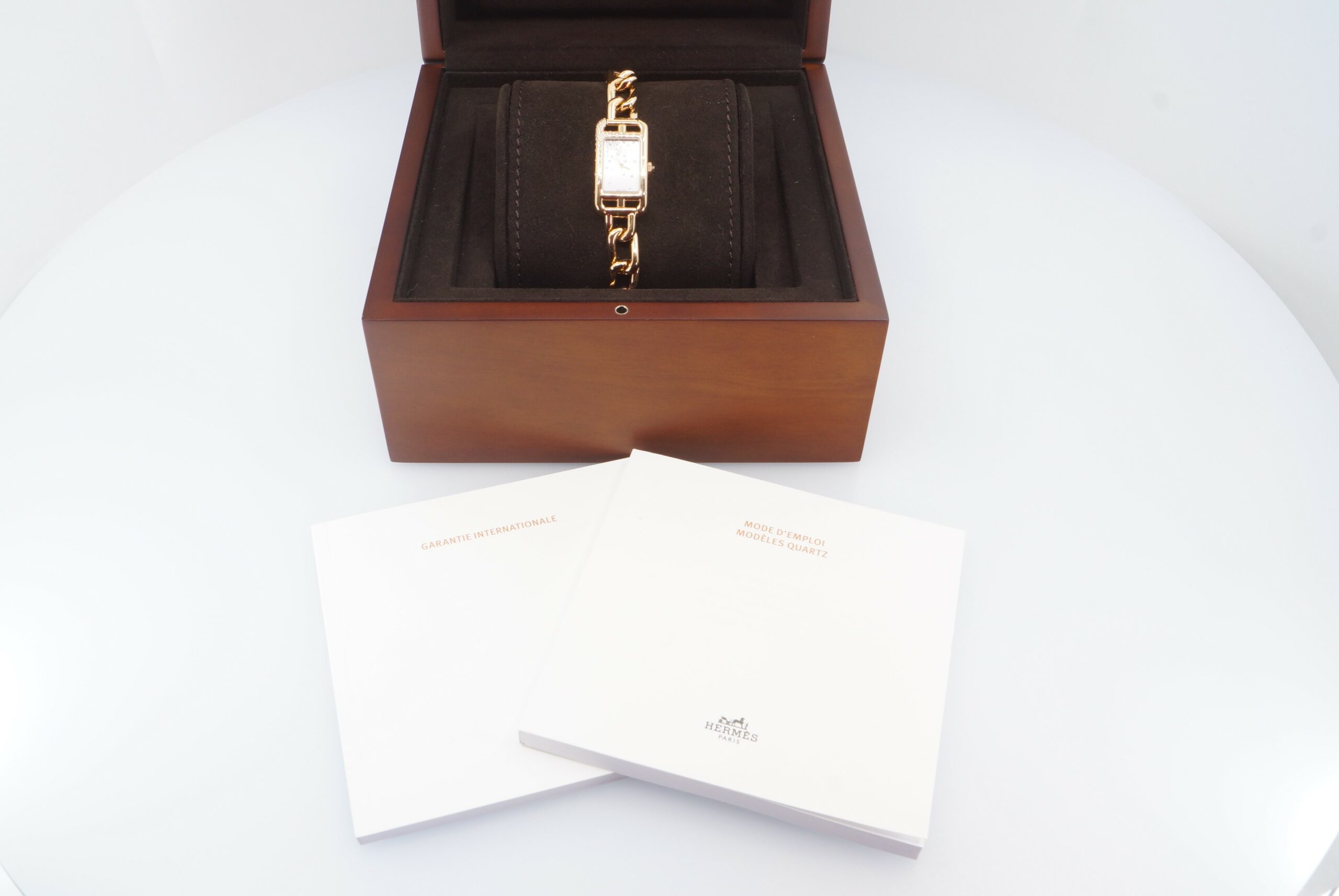 Hermès Watch - Nantucket 18KPG - 29 mm - Diamond-set - Image 21