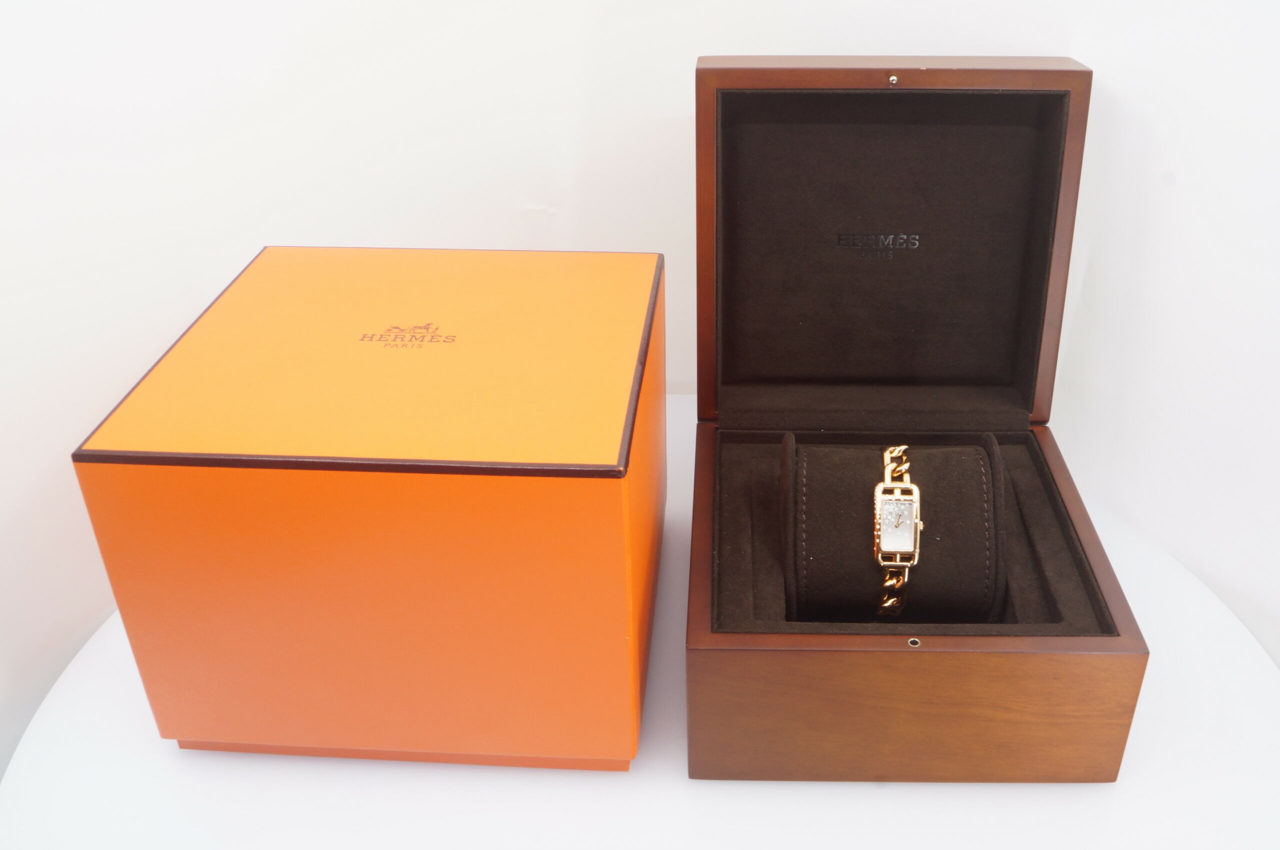 Hermès Watch - Nantucket 18KPG - 29 mm - Diamond-set - Image 22