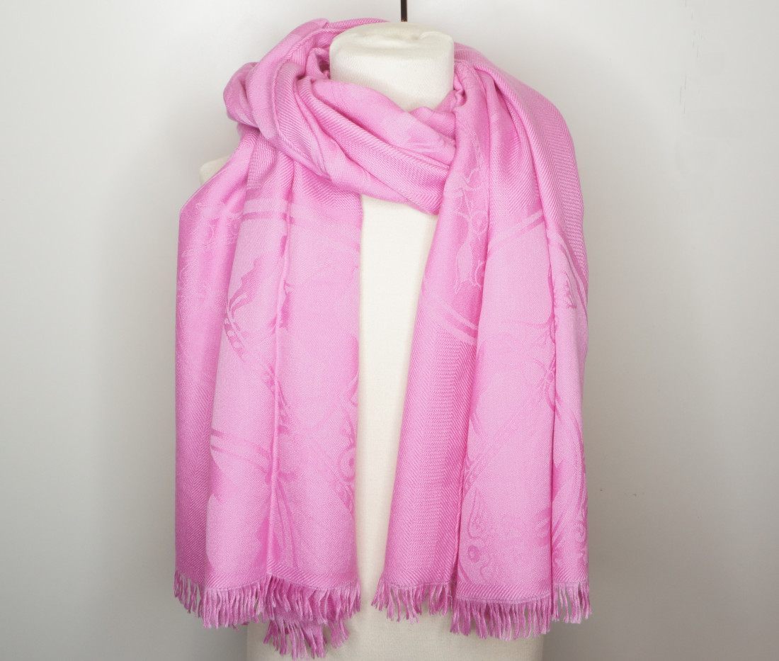 Hermès Stole - New Libris - Pink