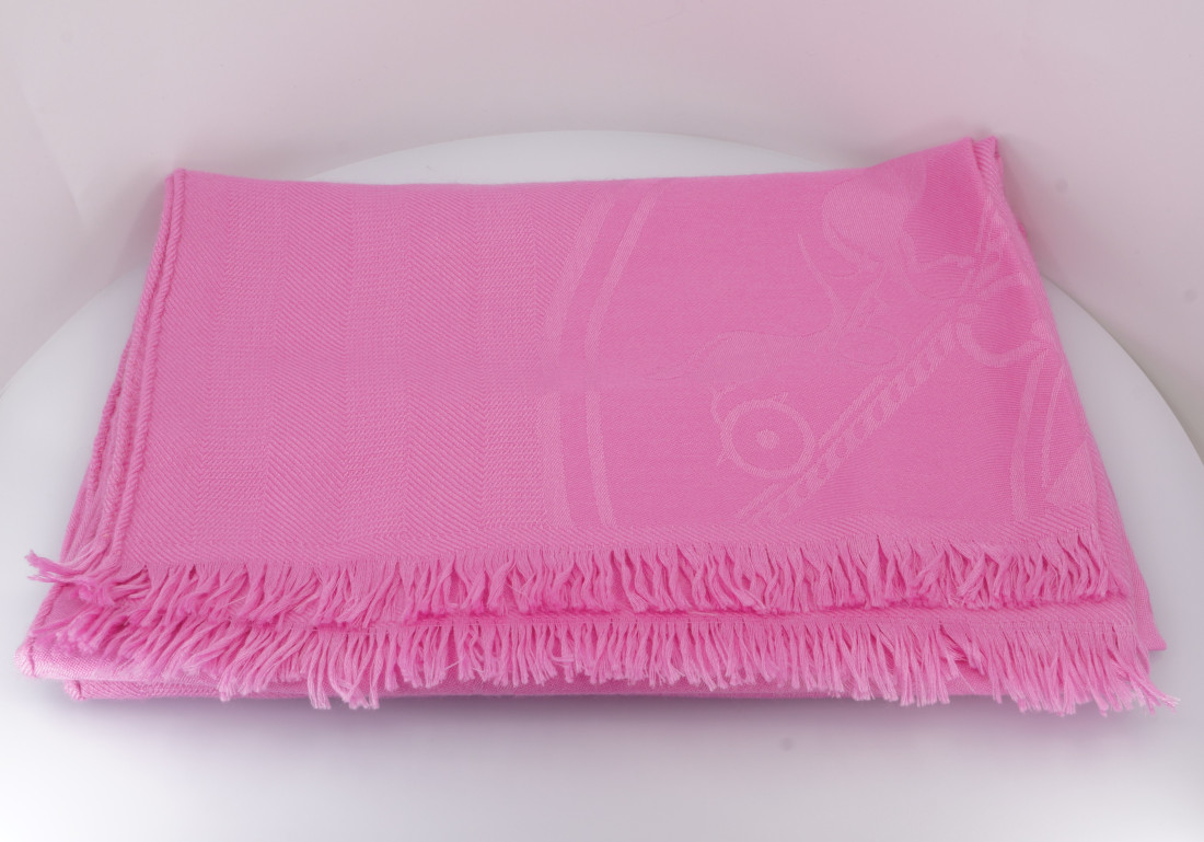 Hermès Stole - New Libris - Pink - Image 8