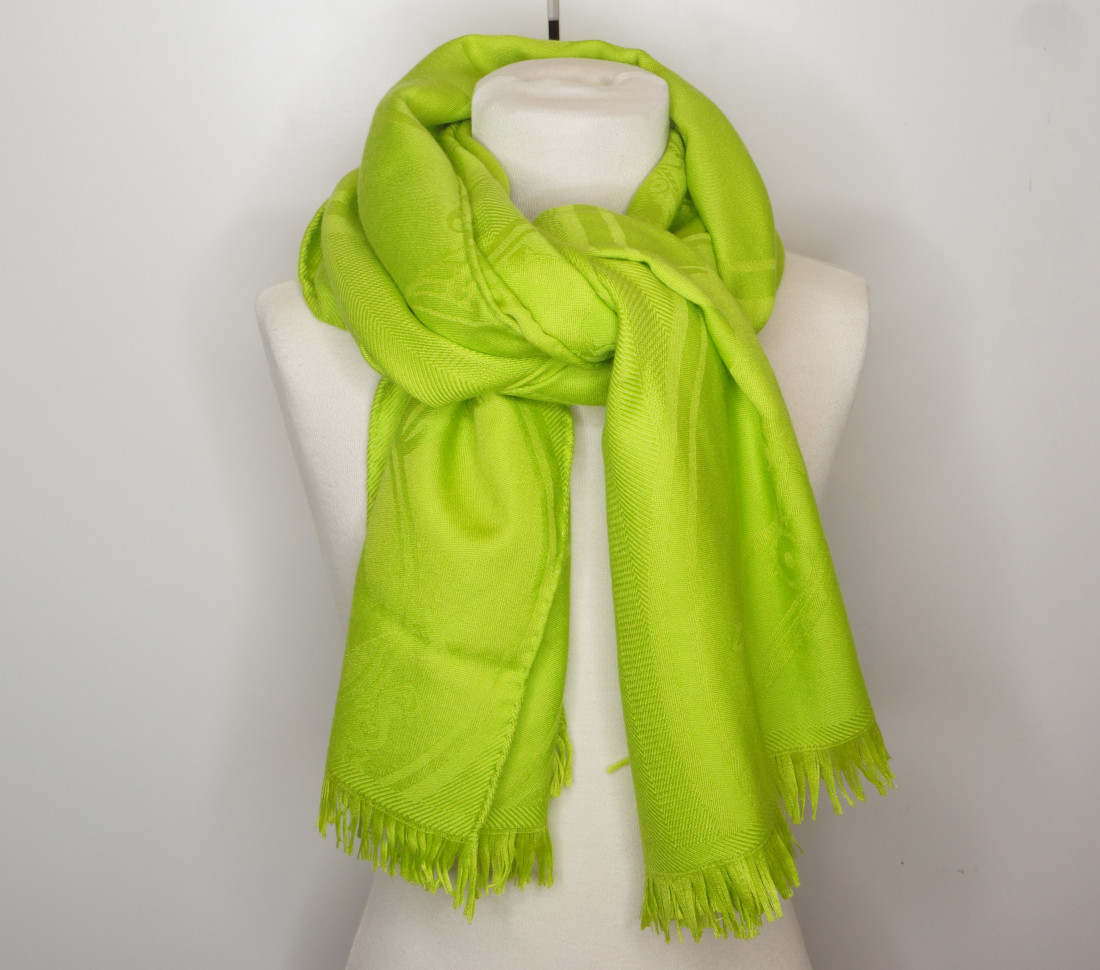 Hermès Stole - New Libris - Green - Image 3