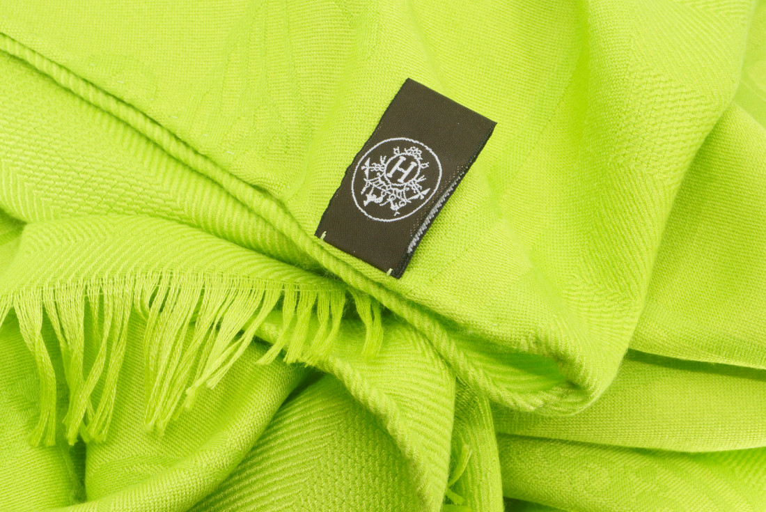 Hermès Stole - New Libris - Green - Image 5