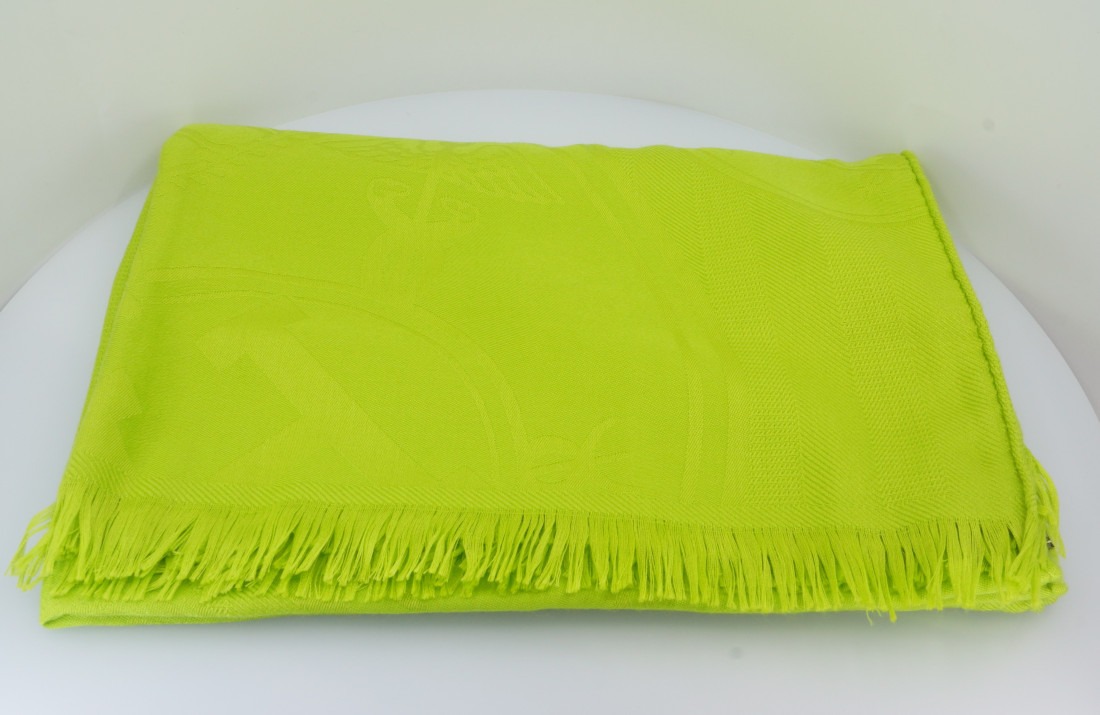 Hermès Stole - New Libris - Green - Image 8