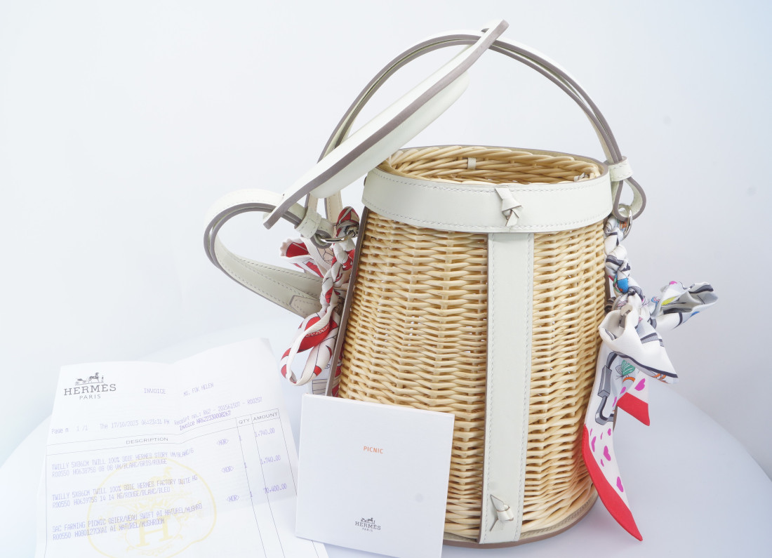 Hermès Bag - Farming Picnic Osier Wicker - Image 19