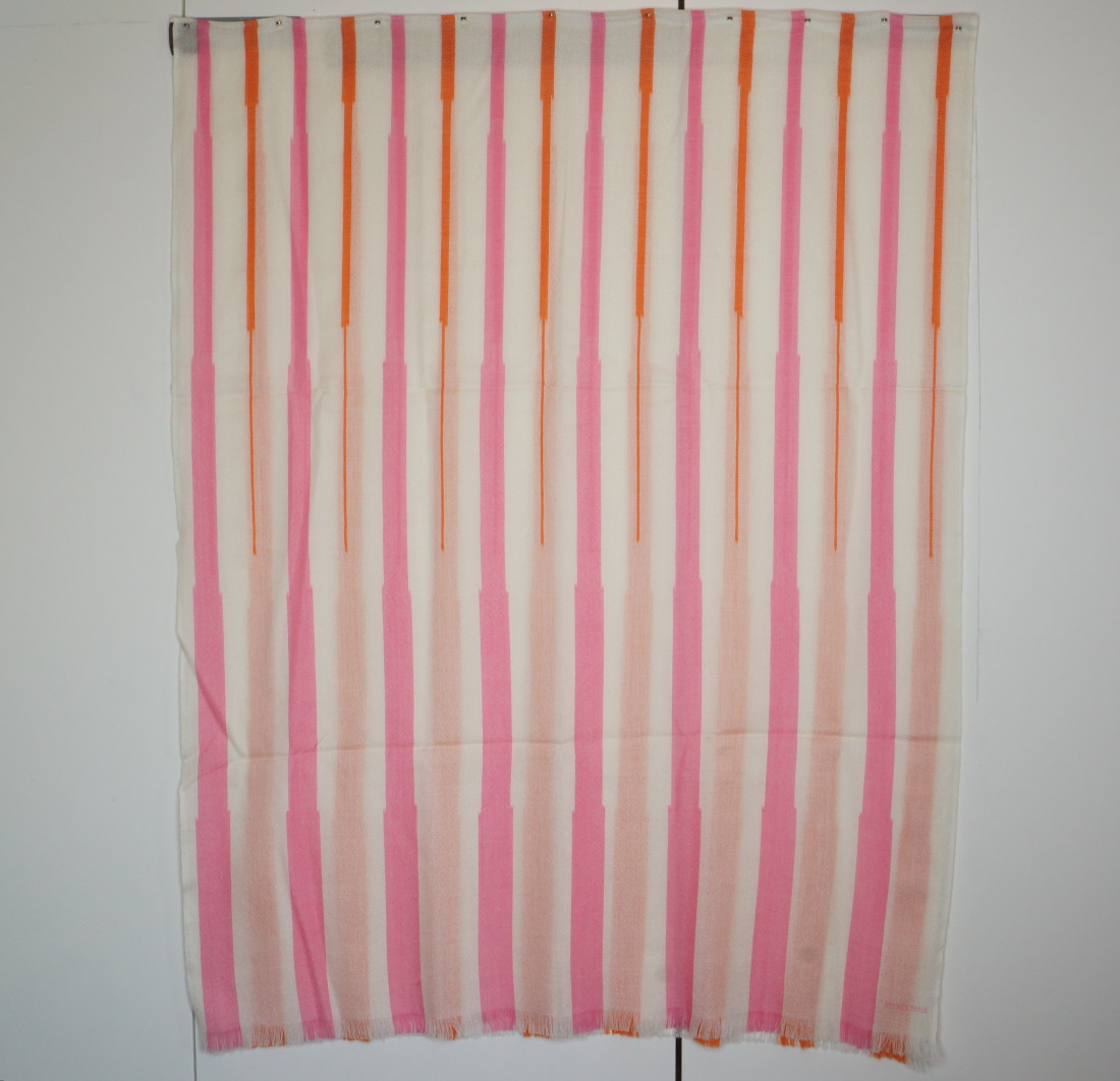 Hermès Scarf/Stole - Bamboo Stripes - Image 10