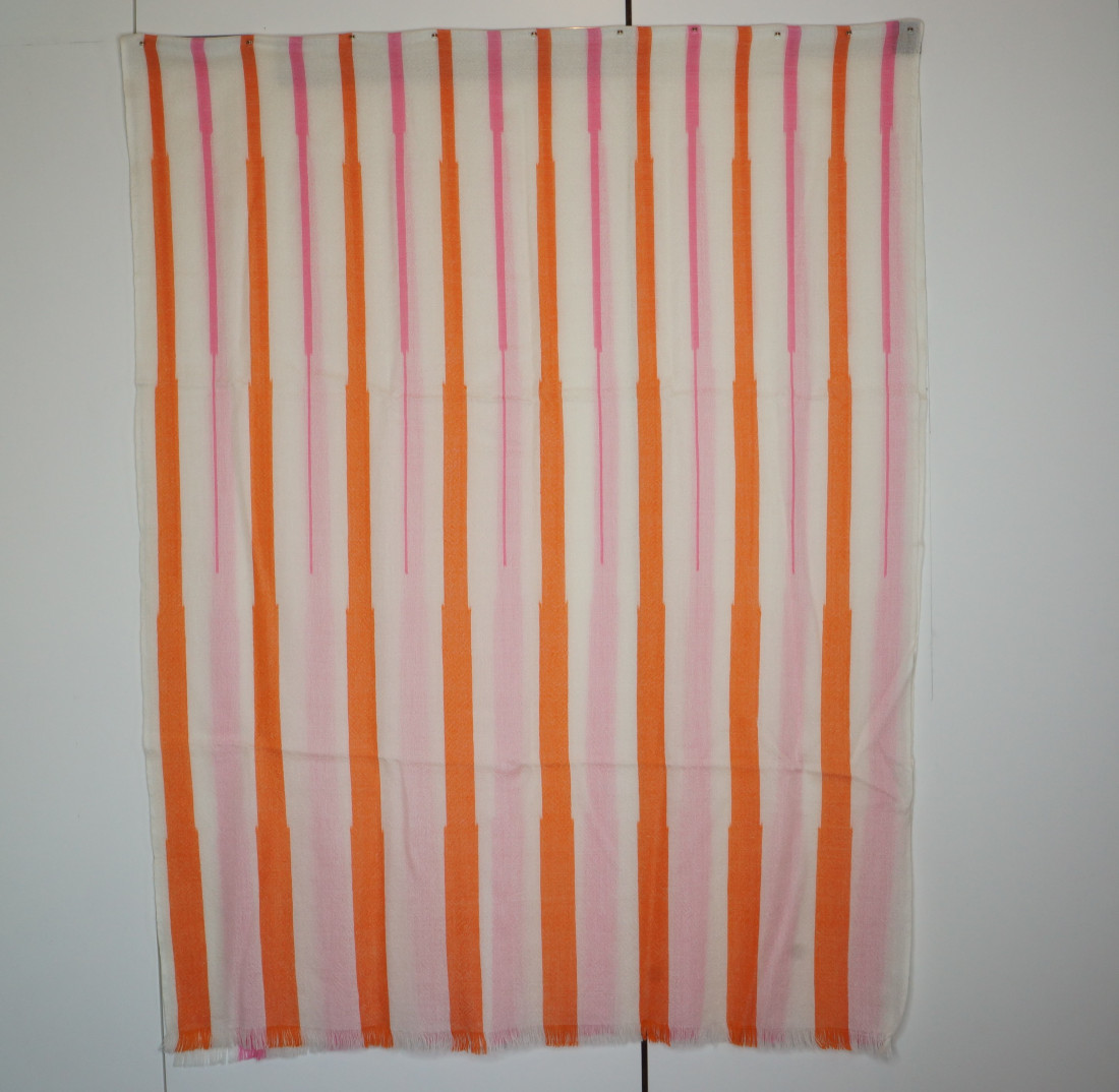 Hermès Scarf/Stole - Bamboo Stripes - Image 9