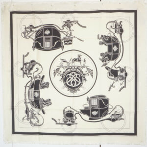 Hermès Scarf - Ex-Libris Fringed